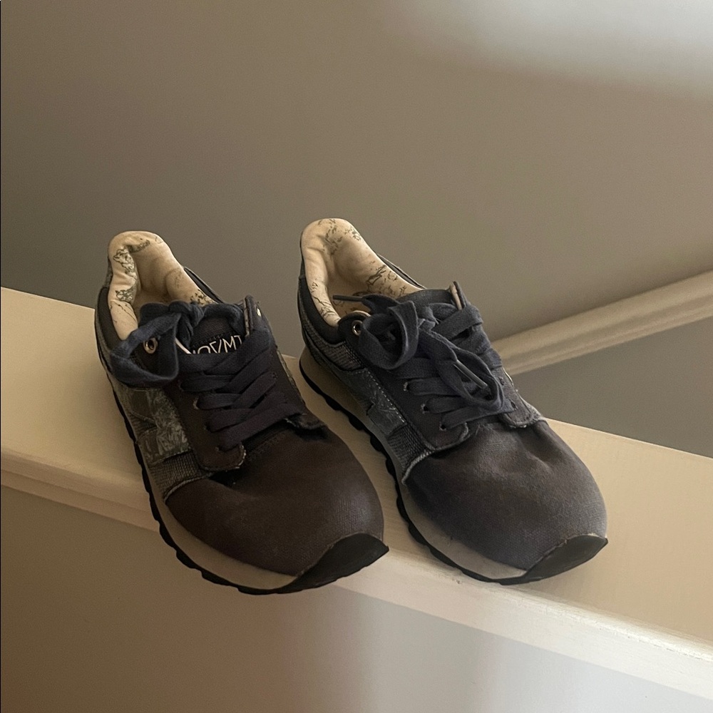 Movmt Unisex Men's 7 Women's 9 Navy Casual Lace-Up Sneakers The Peoples Movement